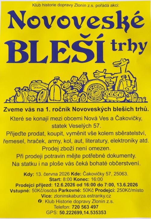 bleší trhy 2026