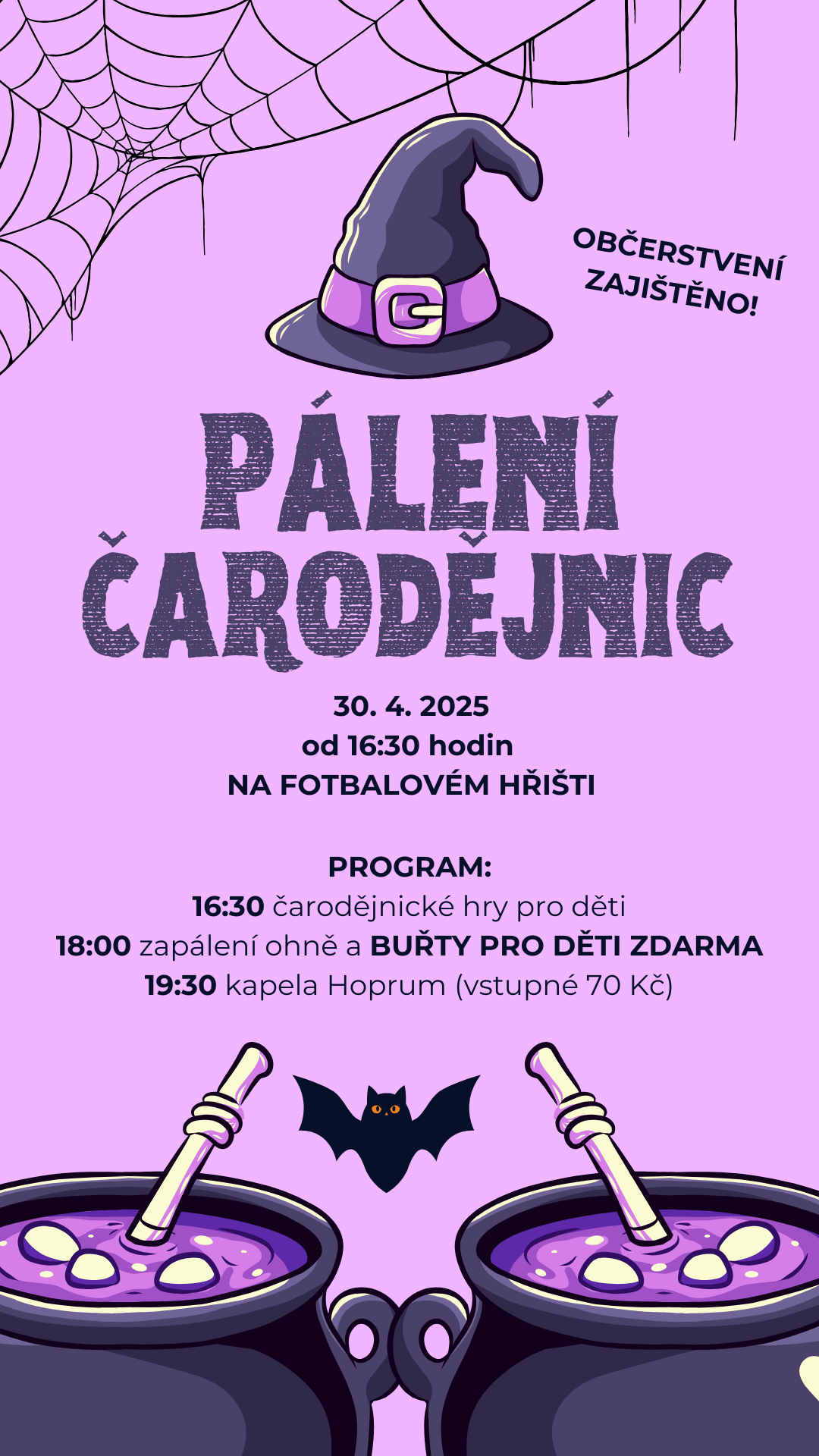 čarodějnice 2025